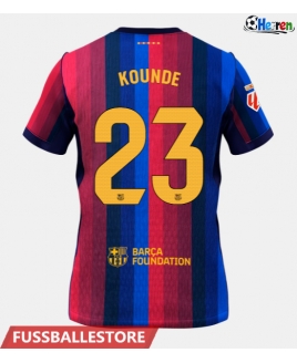 Günstige Barcelona Jules Kounde #23 Heimtrikot 2026-27 Kurzarm
